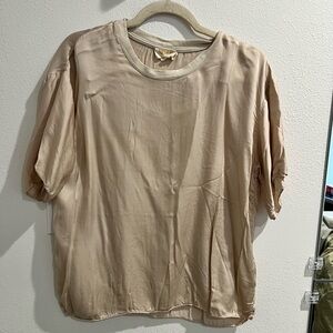 Nation LTD Cream Short Sleeve Top